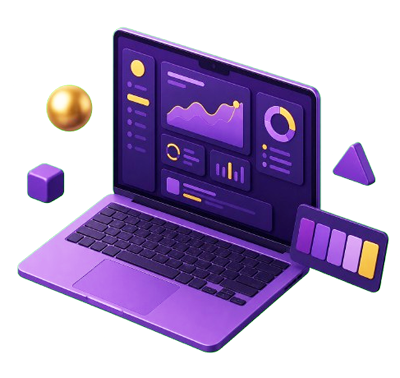 Ilustrasi desain website modern dan up-to-date